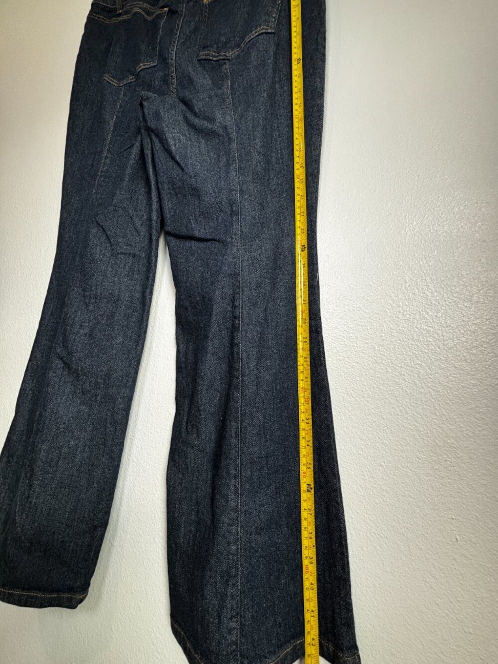 CeCe Wide Leg Denim Pants Blue Size 14W NWT - Picture 3 of 9